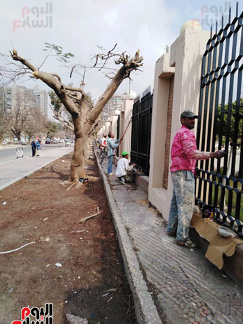 عودة الحياة لشوارع محيط استاد القاهرة استعدادا لبطولة أفريقيا (13)