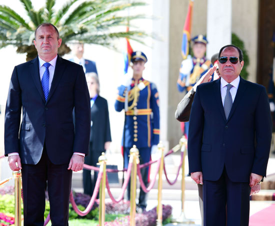 الرئيس عبد الفتاح السيسى مع نظيره البلغارى (1)