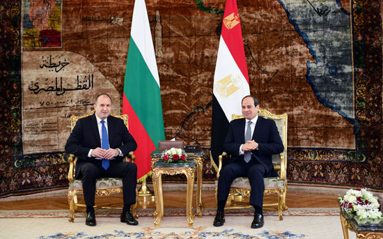 الرئيس عبد الفتاح السيسى مع نظيره البلغارى (7)