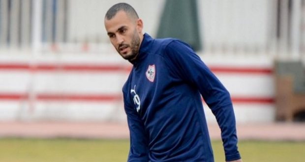 خالد بوطيب فى تدريب الزمالك