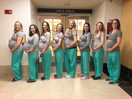 صورة الممرضات الحوامل