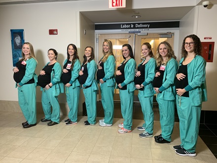 الممرضات الحوامل