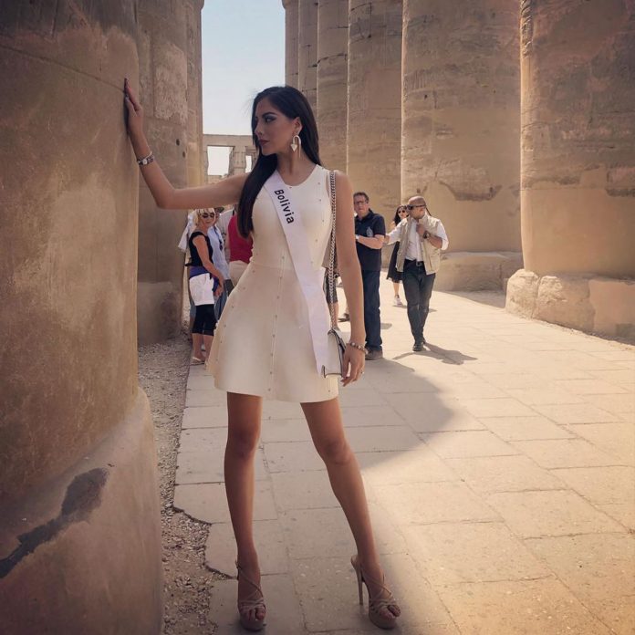 ملكة جمال بوليفيا تورج للسياحة فى مصر