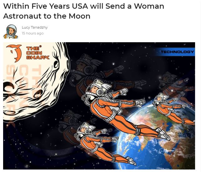 America is preparing to send women to the moon