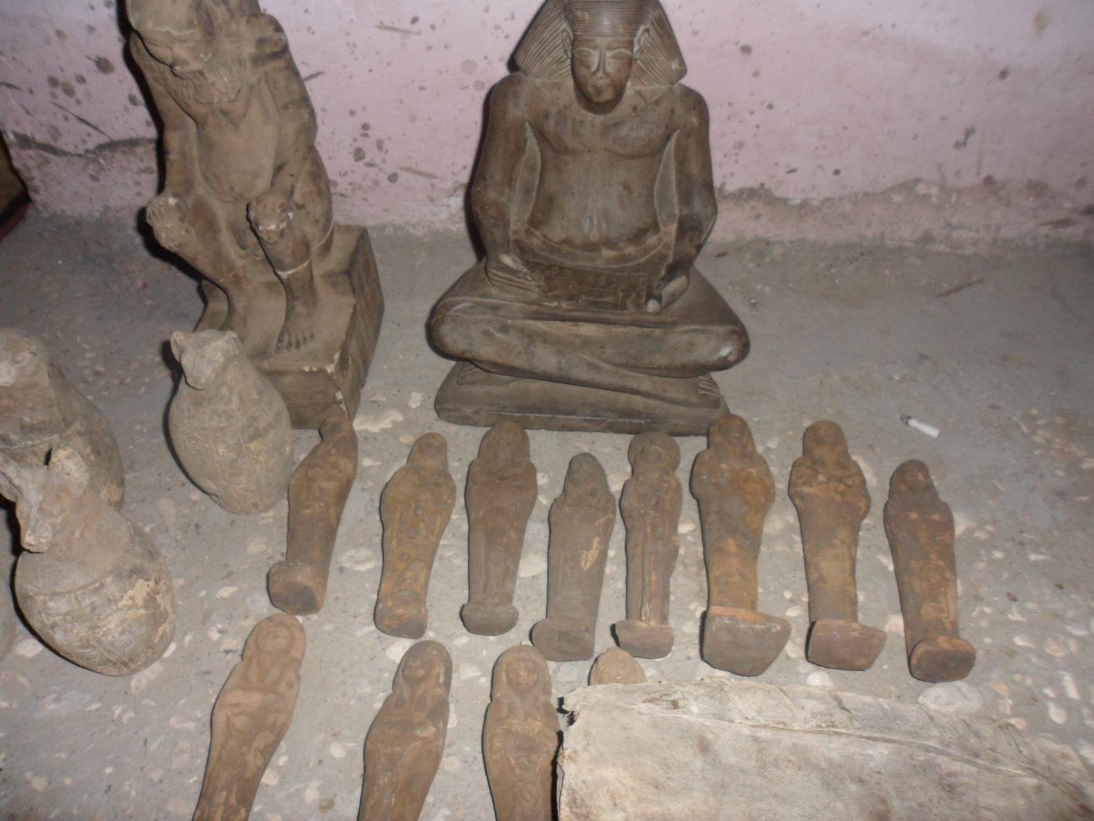 صورة تعبيرية عن العثور على تماثيل أثرية