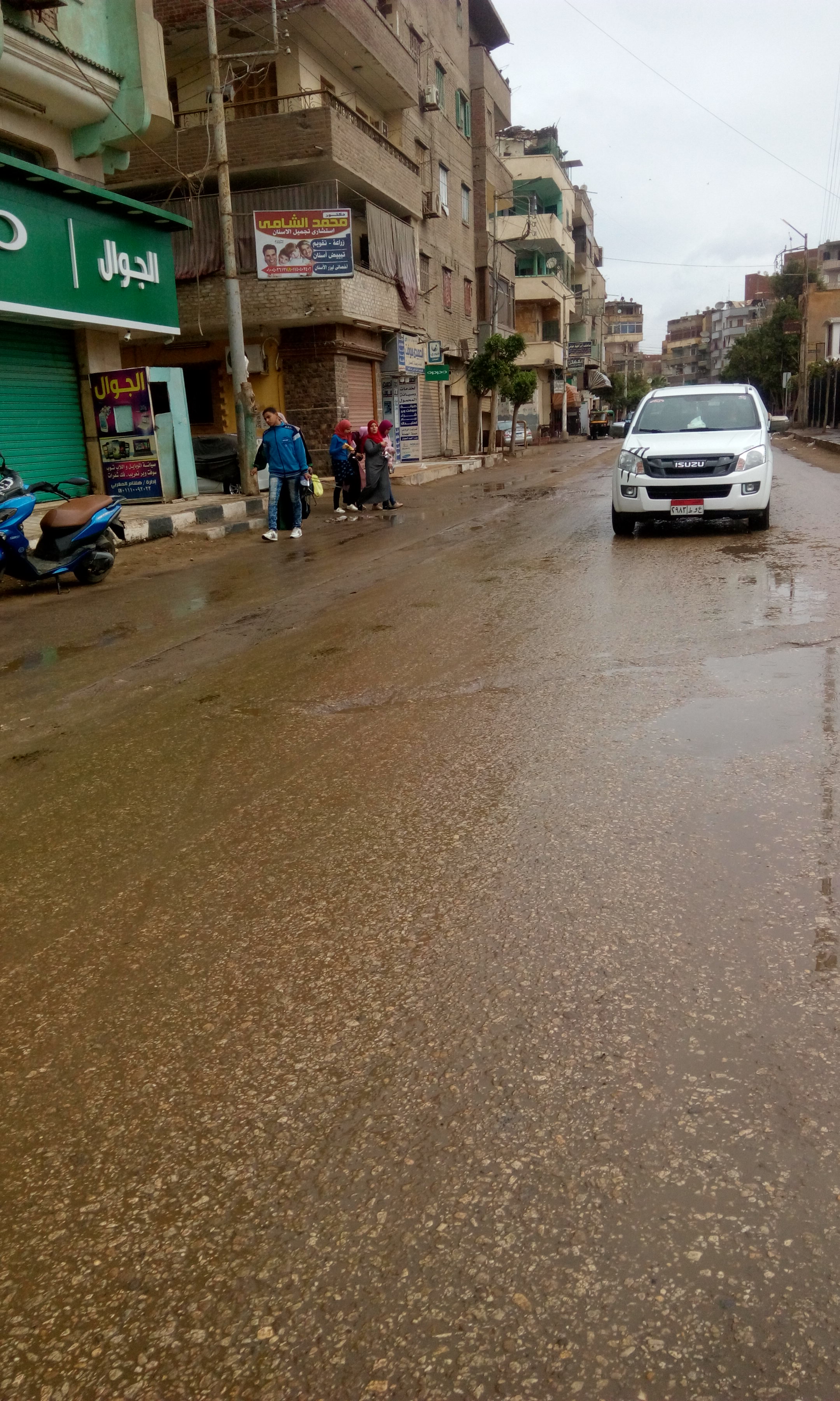 الأمطار تغرق شوارع الغربية (3)