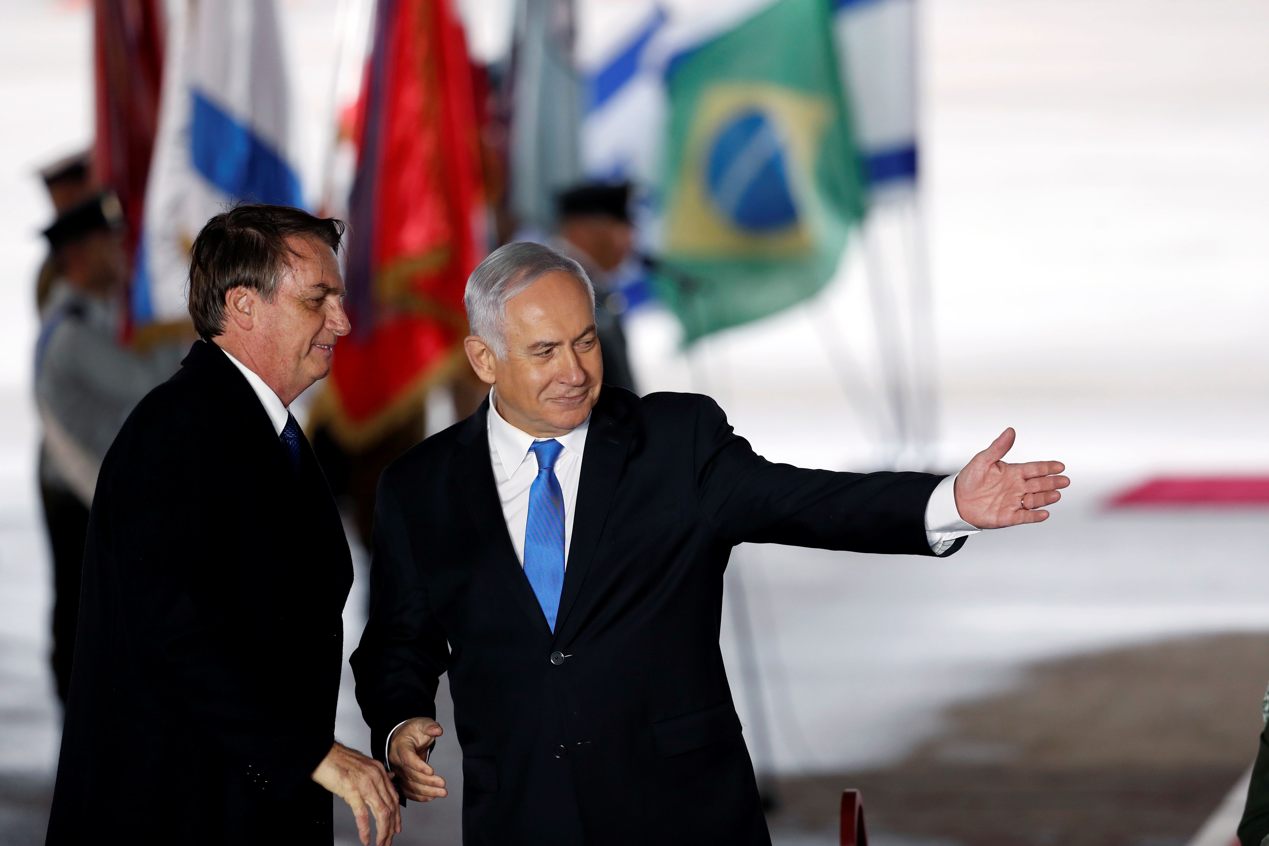 نتنياهو يرحب بالرئيس البرازيلى
