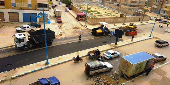  مدينة مرسى مطروح، أعمال رصف وتطوير شاملة (1)