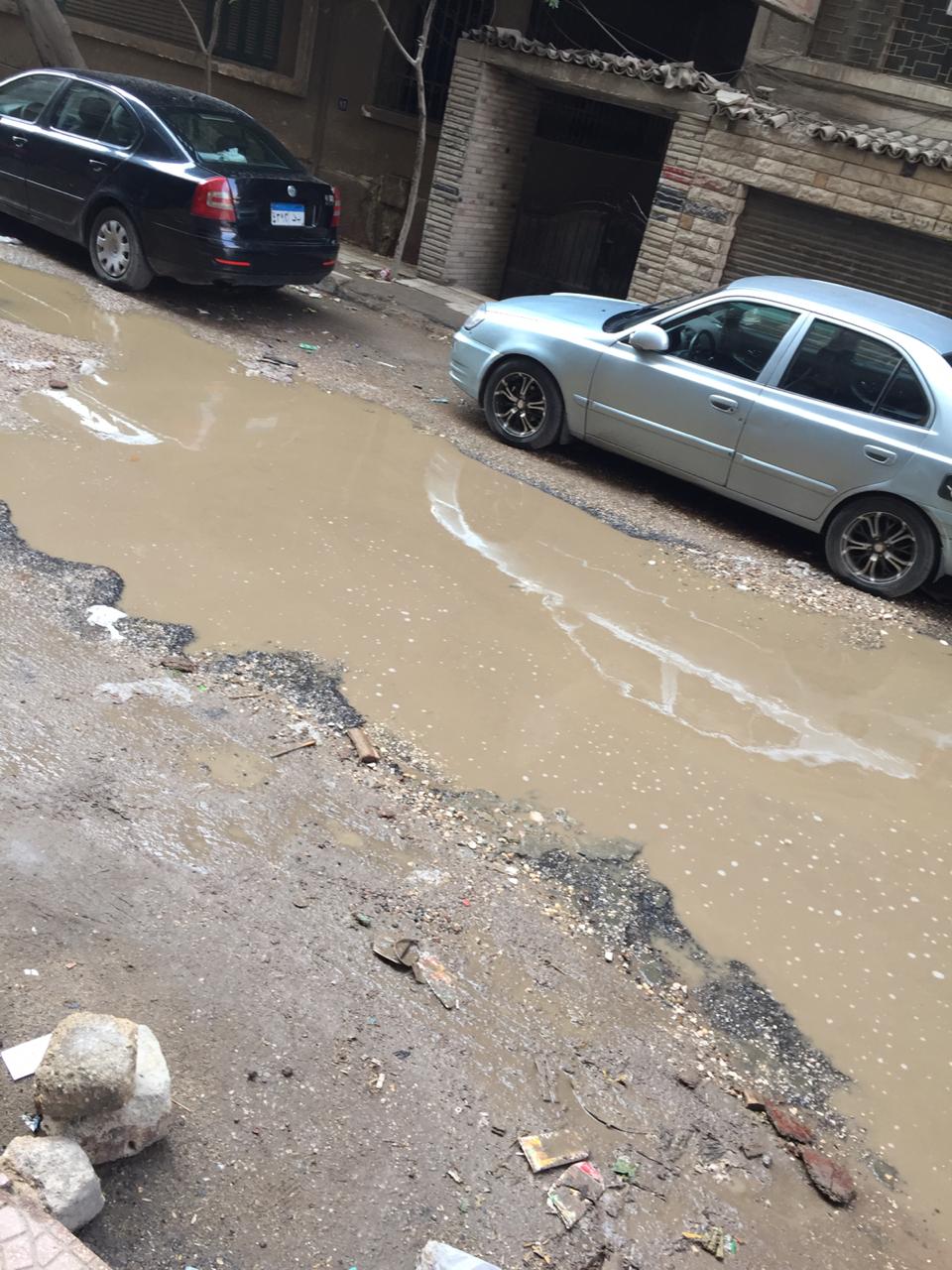 2 مياه الأمطار بشارع فيصل