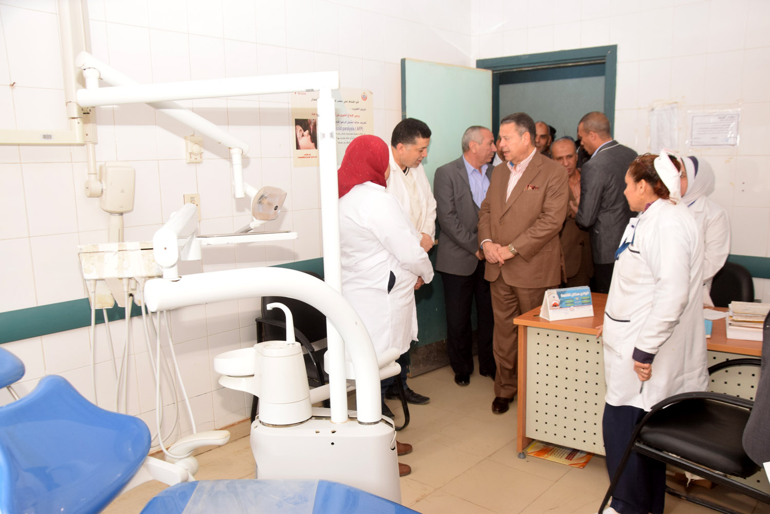 زيارة محافظ بنى سويف لمستشفى الواسطى (6)