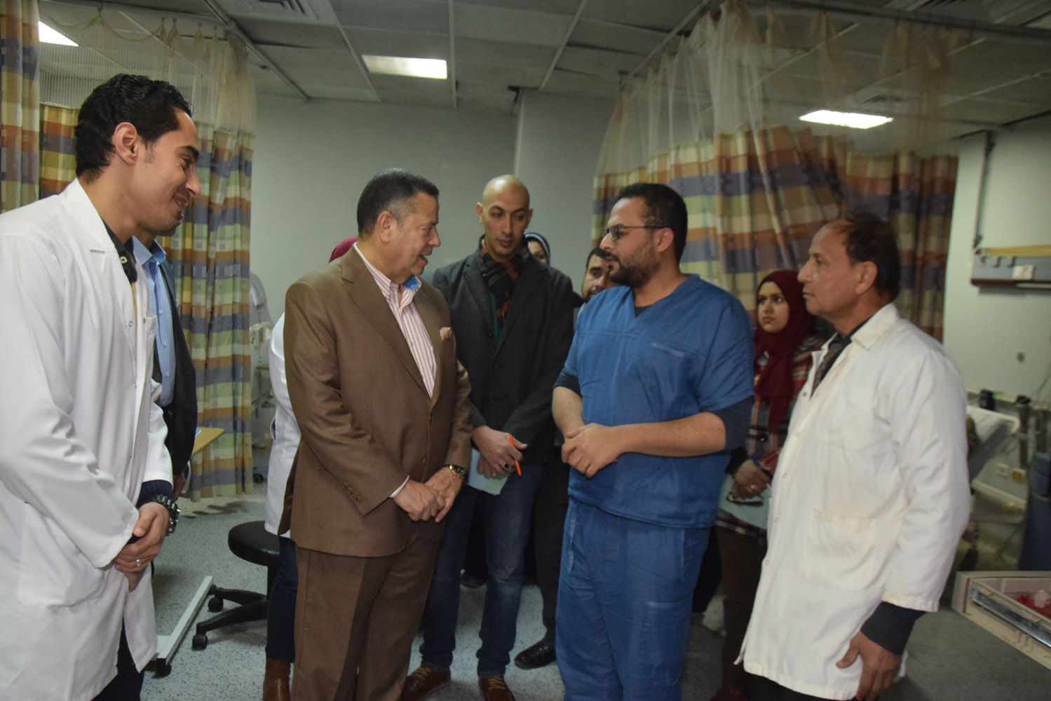 زيارة محافظ بنى سويف لمستشفى الواسطى (10)