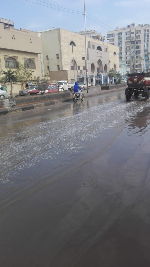 شفط مياه الأمطار من شوارع محافظة الشرقية (9)