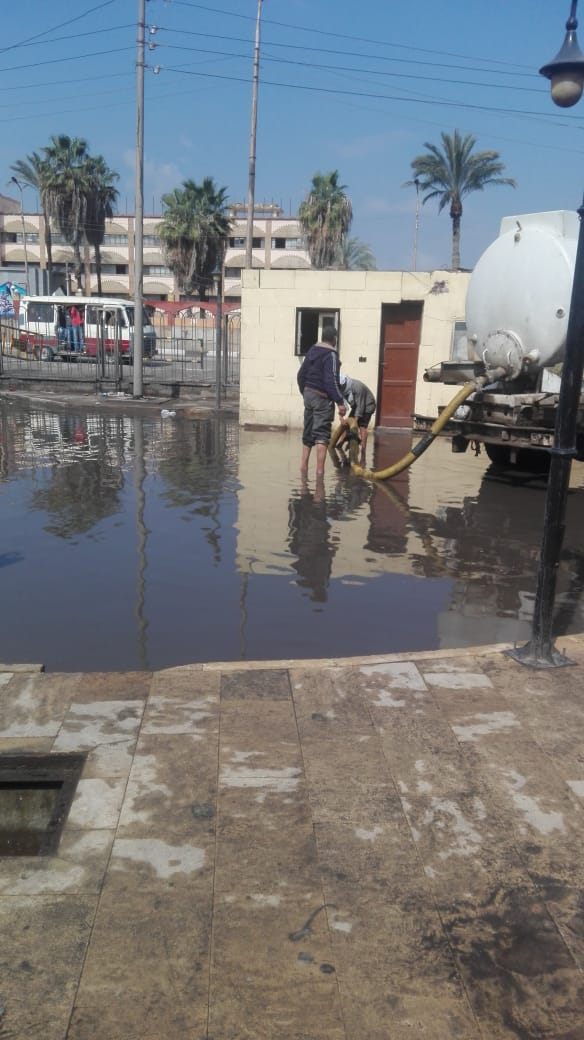 شفط مياه الأمطار من شوارع محافظة الشرقية (4)