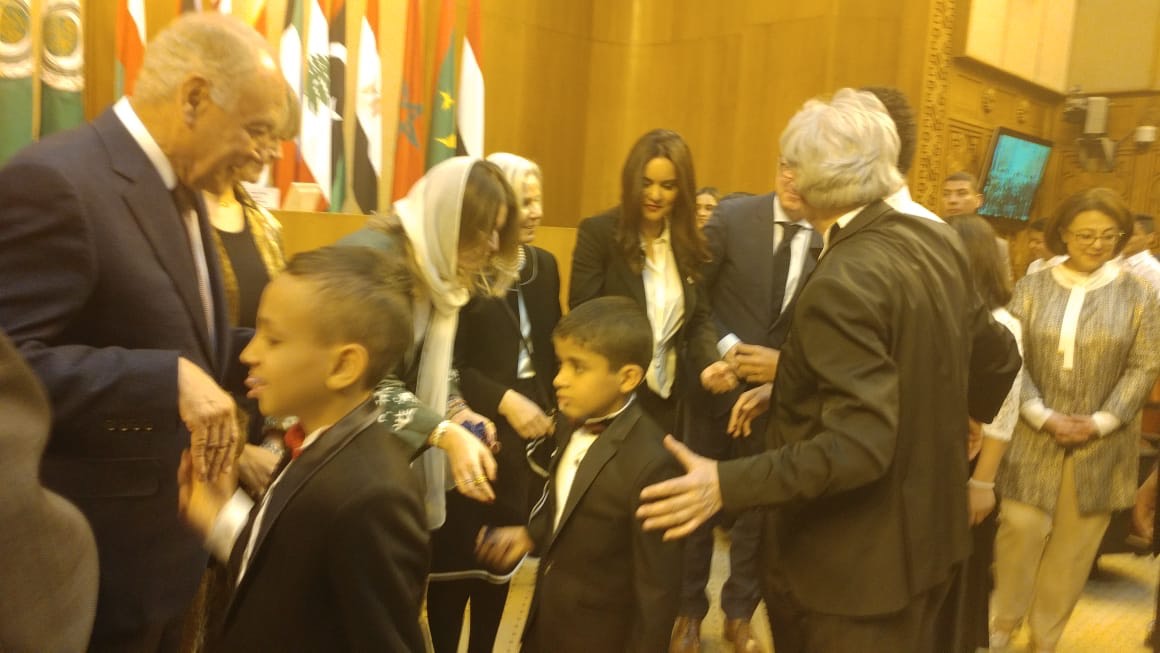 أبناء  كورال اطفال مصر يتالقون باحتفالية جامعة الدول العربية  (7)
