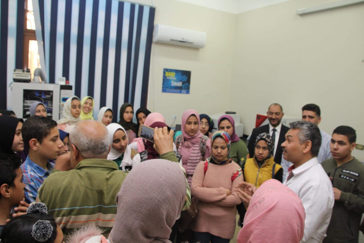 طلاب المارس في زيارة تعريفية للكليات في جامعة كفر الشيخ  (1)