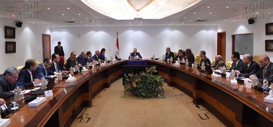 اجتماع اللجنة الرئيسية لمتابعة مشروعات العاصمة الادارية الجديدة (3)