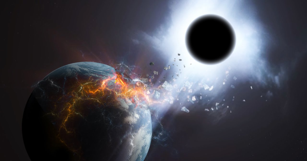 الثقب الأسود وابتلاع الأرض