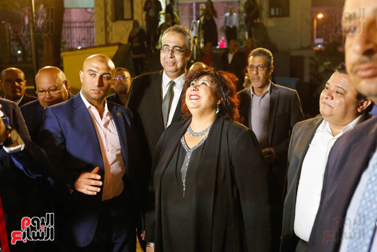 حفل افتتاح المسرح العائم بحضور وزيرة الثقافة ونجوم الفن (3)