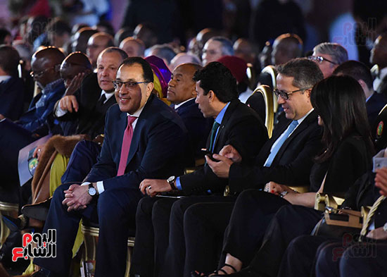 رئيس الوزراء فى حفل قرعة كان 2019 بالقاهرة (3)