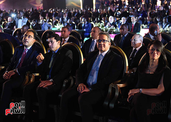 رئيس الوزراء فى حفل قرعة كان 2019 بالقاهرة (16)