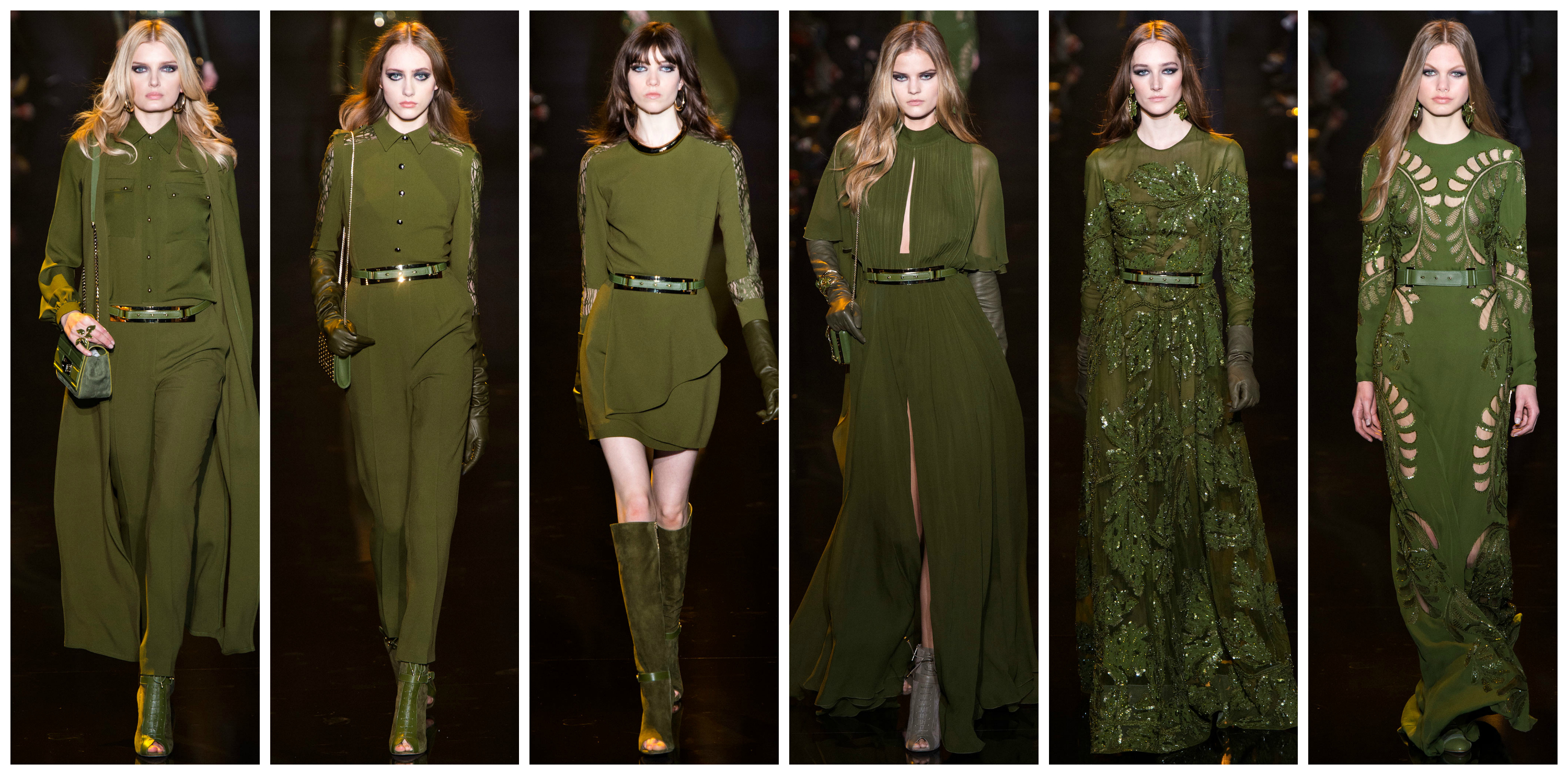 Olive-Green-Dresses