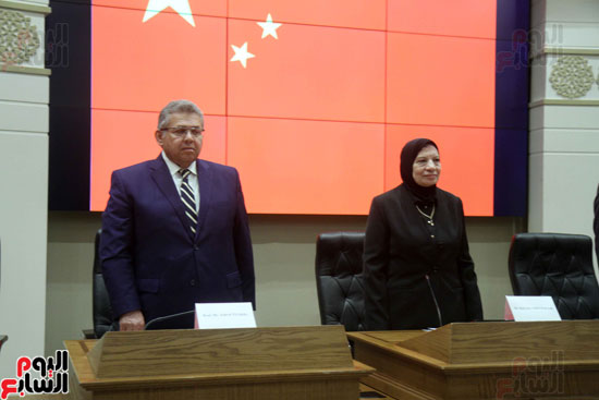 انطلاق المؤتمر الطبى للجامعة المصرية الصينية (3)