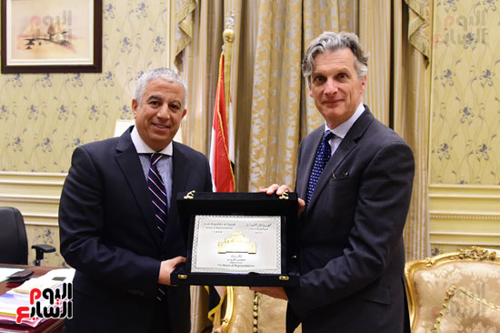 لقاء النائب كريم درويش مع سير جيفرى أدامز سفير بريطانيا بالقاهرة (5)