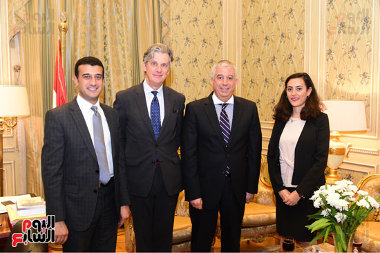 لقاء النائب كريم درويش مع سير جيفرى أدامز سفير بريطانيا بالقاهرة (4)
