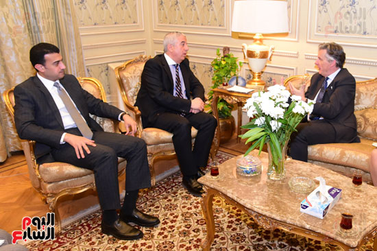 لقاء النائب كريم درويش مع سير جيفرى أدامز سفير بريطانيا بالقاهرة (3)