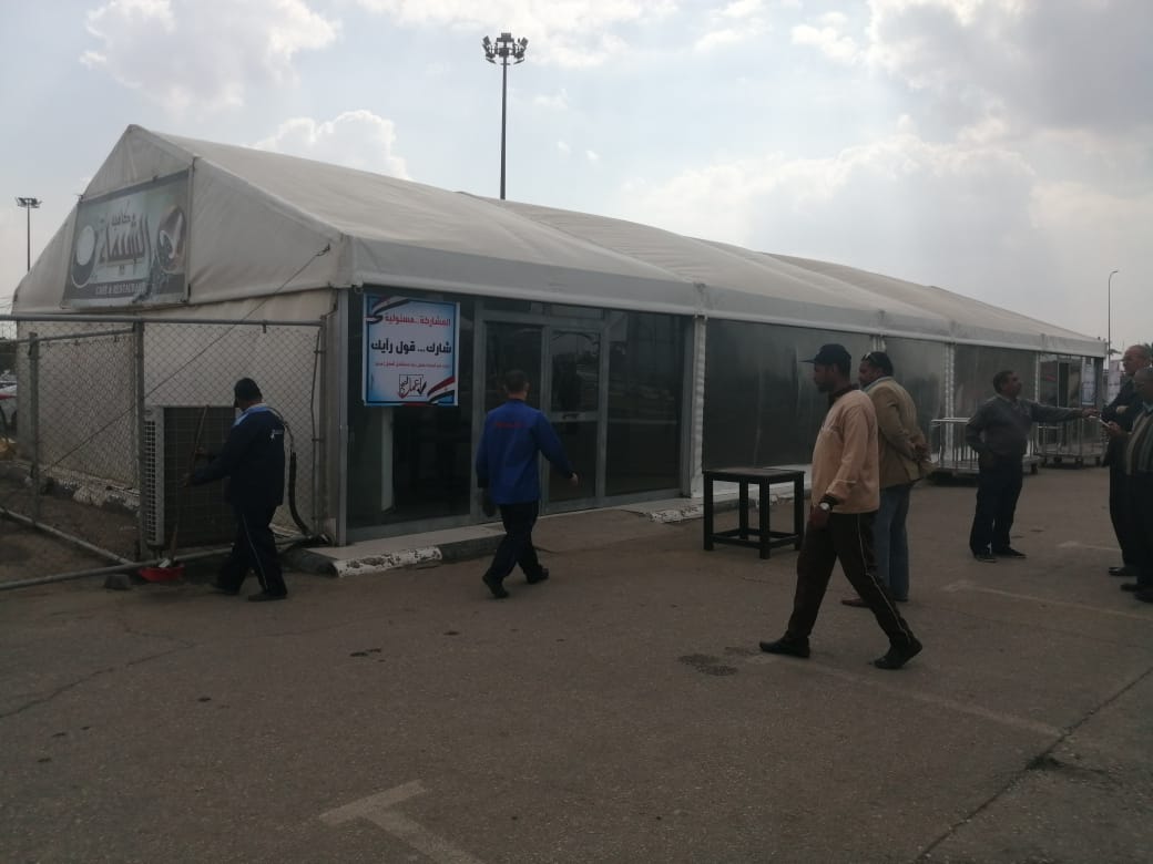 استعداد مطار القاهرة للاستفتاء على الدستور (3)