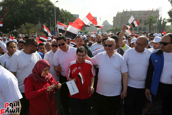 ماراثون محافظة القاهرة للحث على المشاركة باستفتاء الدستور (51)