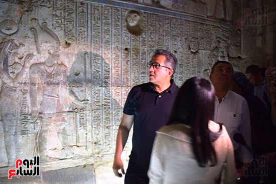 وزيرا-الآثار-والسياحة-ورجال-البرلمان-يشهدون-إفتاح-معبد-الإيبت-الفرعوني-(21)