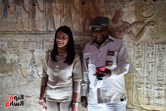 وزيرا-الآثار-والسياحة-ورجال-البرلمان-يشهدون-إفتاح-معبد-الإيبت-الفرعوني-(23)