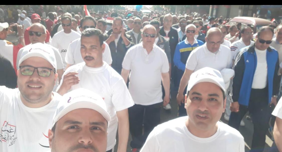 مسيرة موظفو المصرية للاتصالات