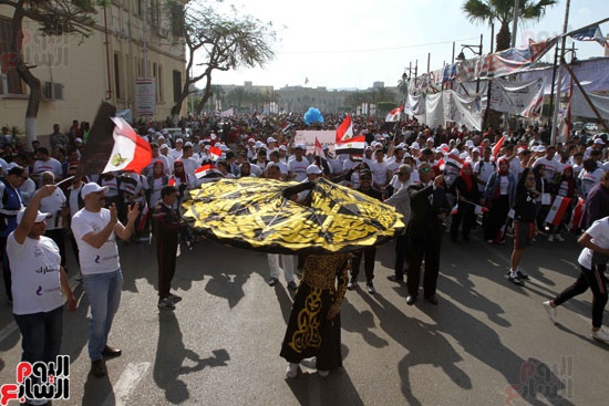 ماراثون محافظة القاهرة للحث على المشاركة باستفتاء الدستور (14)