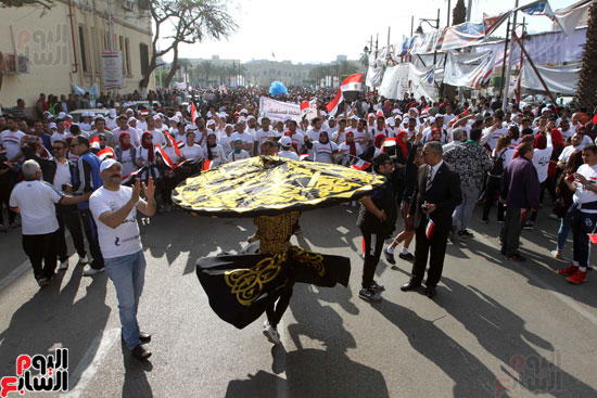 ماراثون محافظة القاهرة للحث على المشاركة باستفتاء الدستور (13)