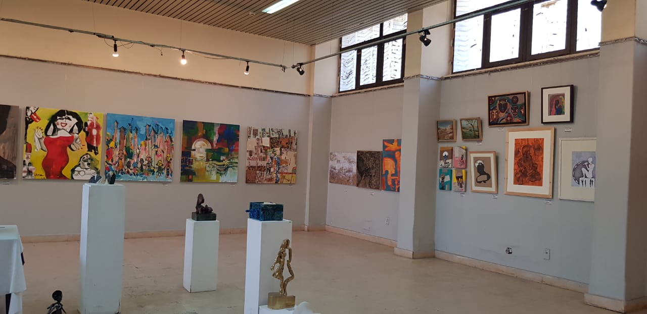 أعمال فنية بالملتقى الأول لفنون أفريقيا بفنون جميلة الزمالك (3)