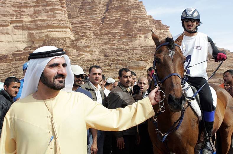 حاكم دبى يستعيد ذكرياته مع نجله البكر راشد بن محمد بن راشد آل مكتوم