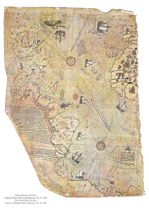 خريطة الأميرال العثمانى بيرى ريس