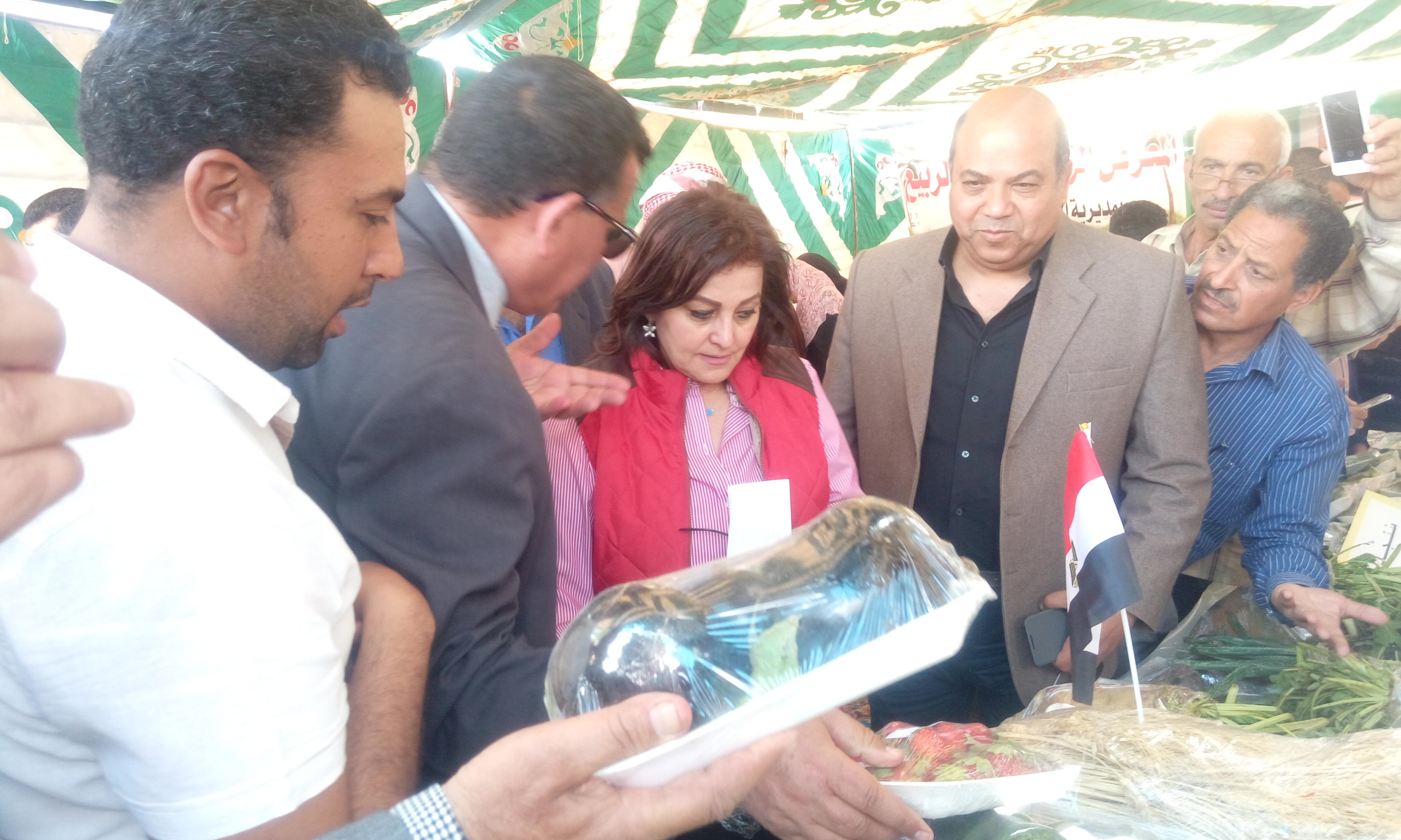 محرز تتفقد معرض المنتجات الزراعية بجنوب سيناء (4)