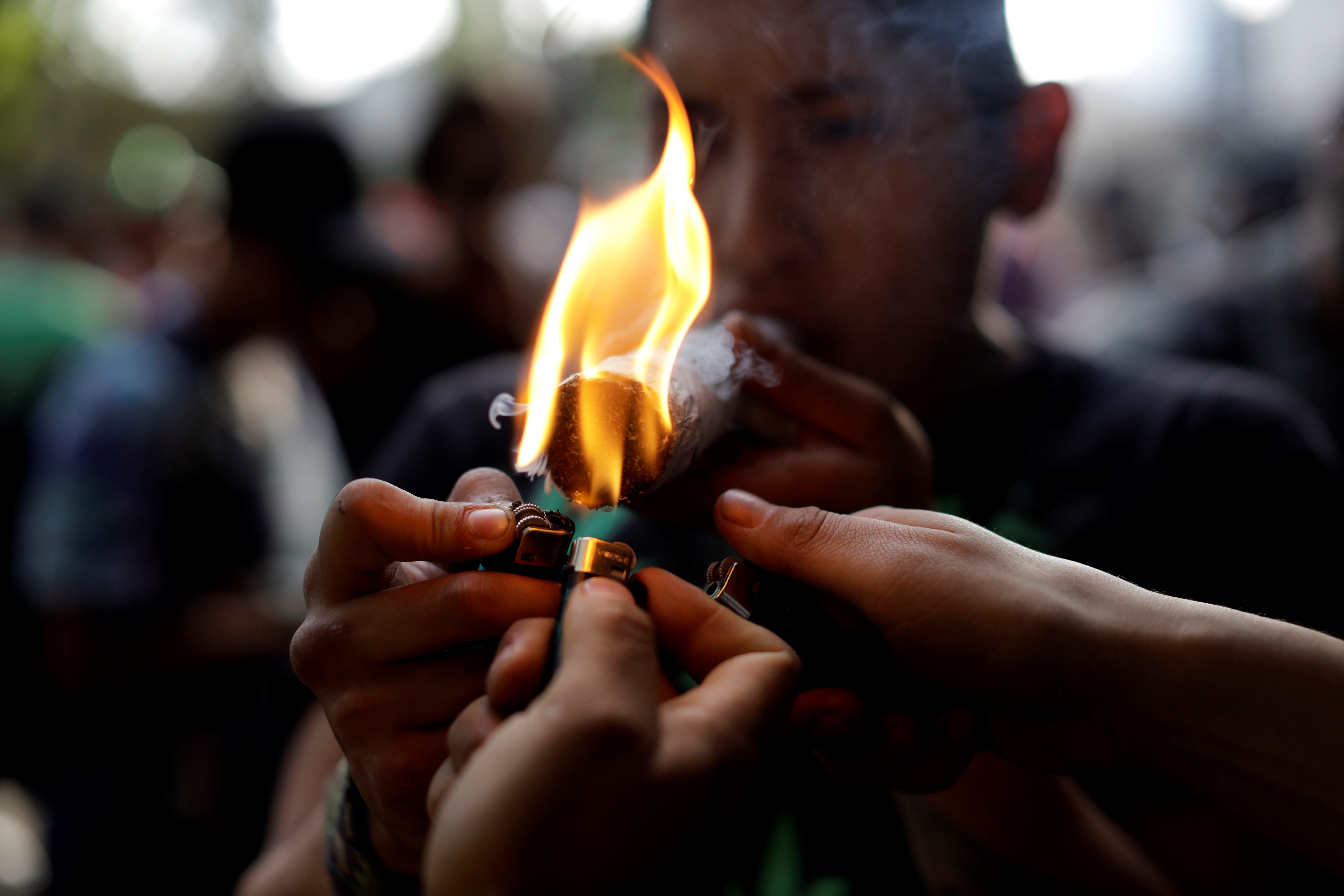 تظاهرات فى المكسيك للمطالبة بتشريع الماريجوانا (2)