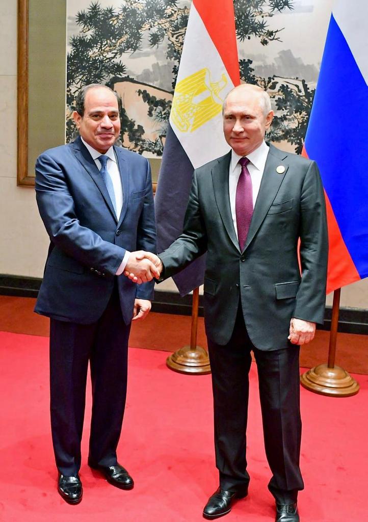 الرئيس الروسي فلاديمير بوتين  و الرئيس عبد الفتاح السيسى (3)