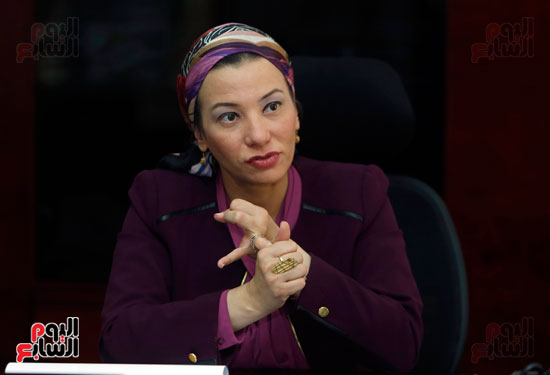 الدكتورة ياسمين فؤاد وزيرة البيئة (7)