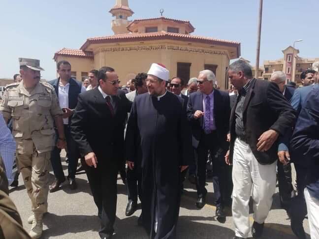 خطبة وزير الأوقاف بمسجد المدينة الشبابية بشمال سيناء (2)
