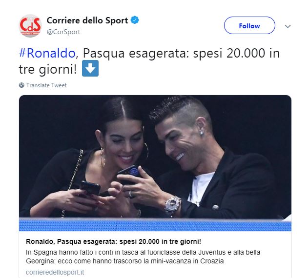 تقرير الصحيفة الإيطالية