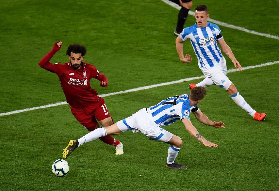 مراوغة لمحمد صلاح أمس