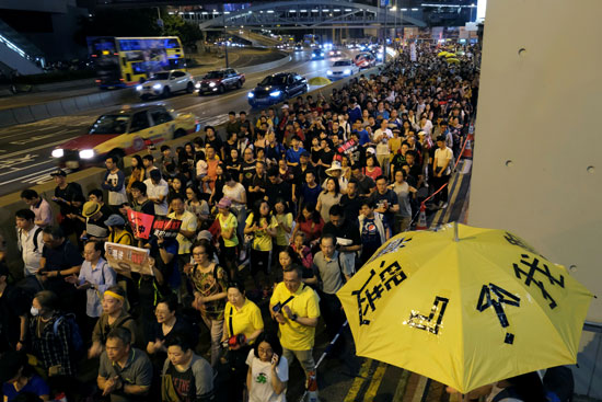 مظاهرات فى هونج كونج (7)