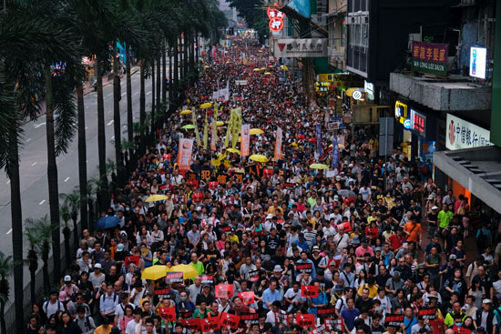 مظاهرات فى هونج كونج (5)