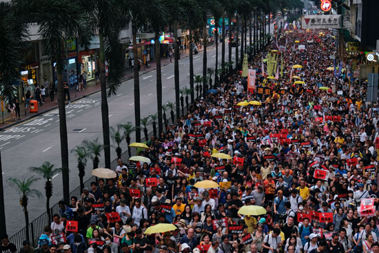 مظاهرات فى هونج كونج (1)