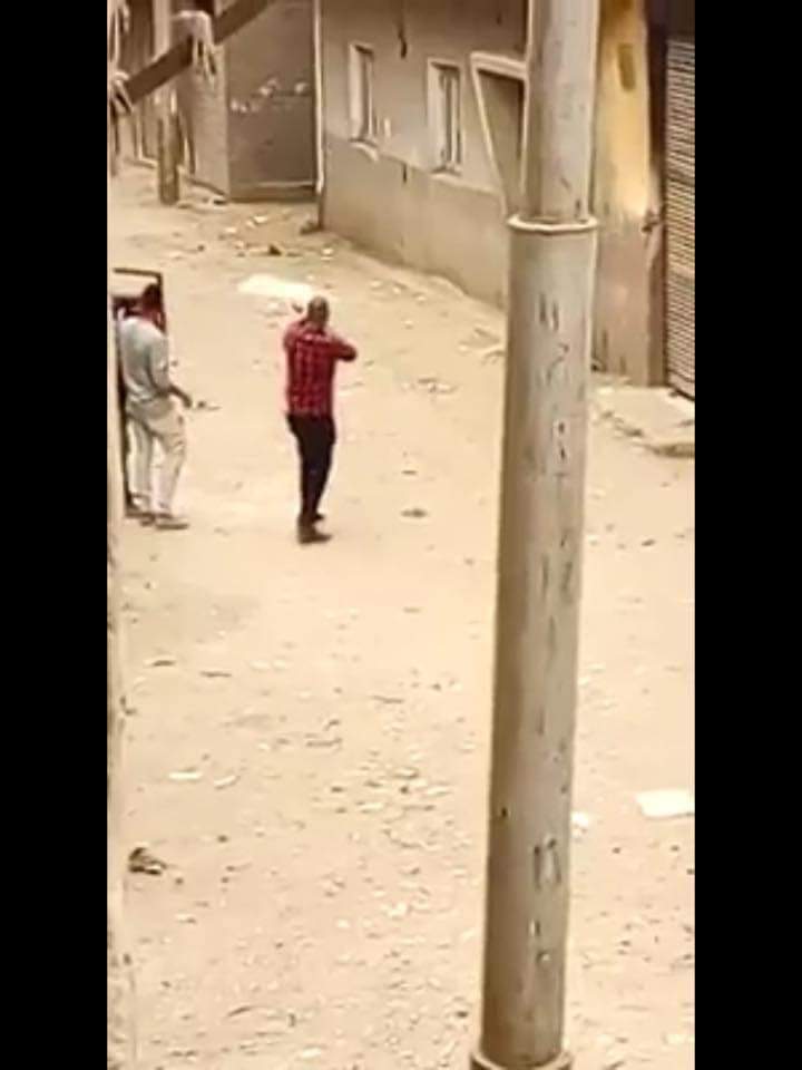 مسلحين يطلقون نار فى شوارع قفط